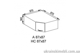 А 87х87 (Кухня Оля)